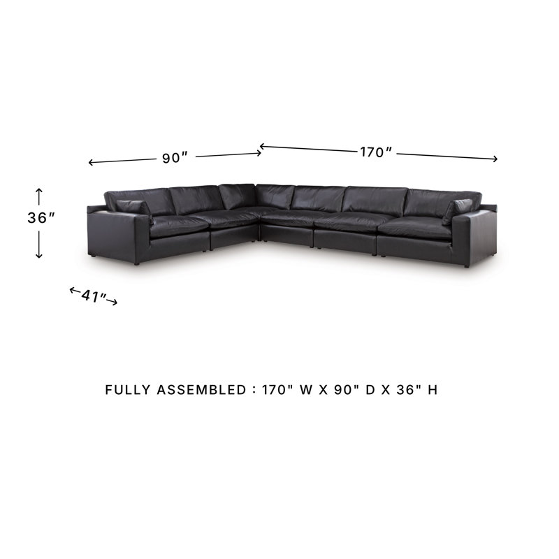 Canapé modulaire 6 pièces Aderita Marko
