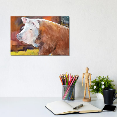 Farmers Hog 1 Piece Wrapped Canvas Painting