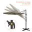 Parasol en porte-à-faux 120 po Dobromila-1264507366