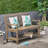 Versatile Outdoor Bench With Ventilation And Storage For All-Season Use-402829736