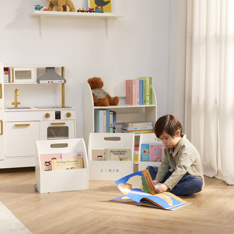 Wootton 3pc. Writable Magnetic Book Bins for Reading Nook