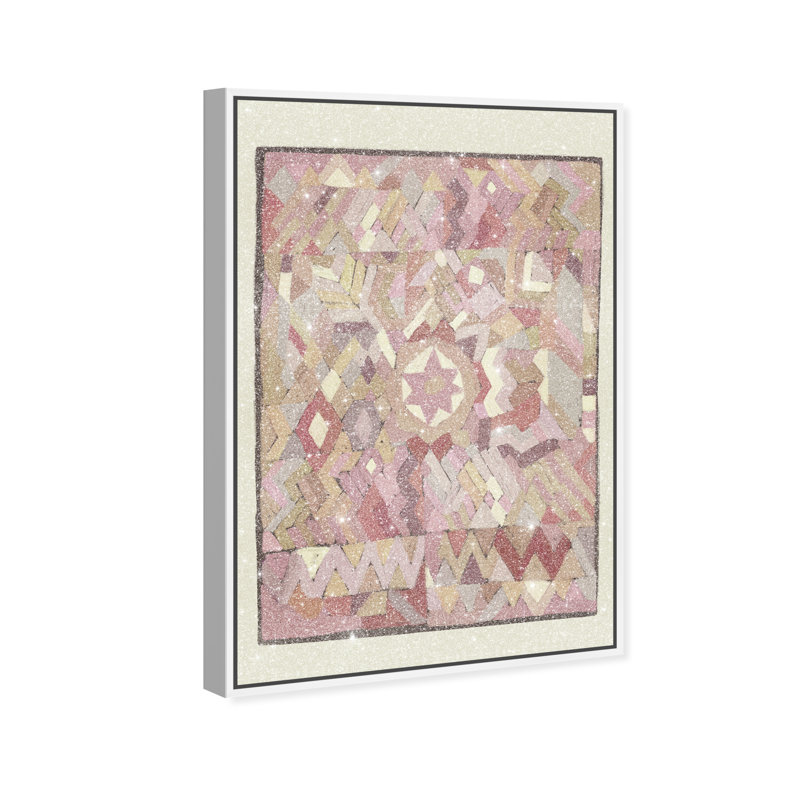 Tapestry Boehme Print by Oliver Gal, 31"H x 21"W, White Floater Frame