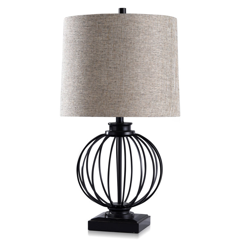 Lampe de table noire 27,5 po Heartwell