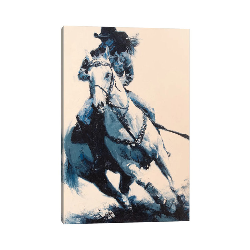 Mood Indigo II by Julie T. Chapman - Wrapped Canvas Print, 66.04 cm H x 45.72 cm W x 1.91 cm D