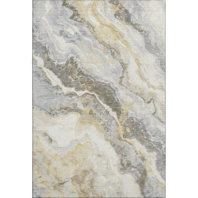 Premium Machine Washable Varroville AMF1709 Abstract Rug