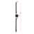 Omarie Outdoor Wall Sconce in Black