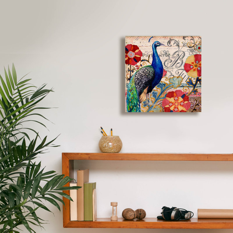 «Peacock Dcor 1» par Art Licensing Studio, art mural sur toile