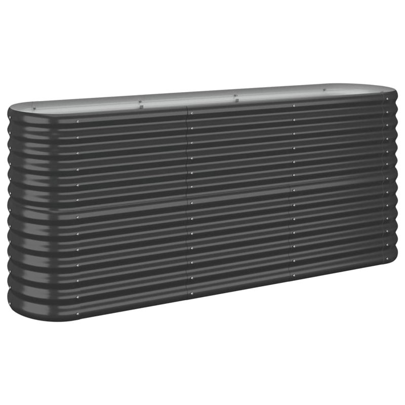Ankoma Metal Raised Garden Bed, Anthracite