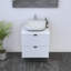 Meuble-lavabo simple 23,6 po avec plateau Kareema-851045842-851045845