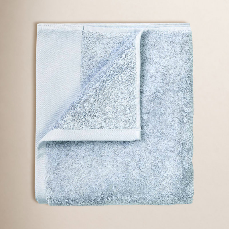 Débarbouillette 100% coton biologique RIVA, Gris clair