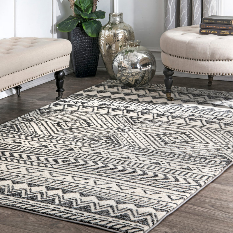 Barneveld Geometric Indoor Rug, Rectangle 5' x 7'5"