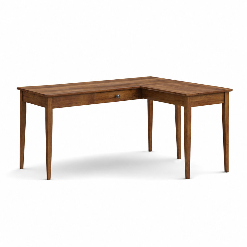 Bureau d'écriture Malani, 29.75" H x 64.25" W x 50" D, Brun toscan