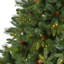 Arbre de Noël artificiel pin vert avec lumières claires/blanches-1437103987