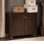 Armoire de rangement pour chaussures à 2 portes avec 3 tablettes H 26,33 po x l 29,95 po x P 13,1 po