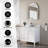 Wall Mounted Bathroom Framed LED Mirror With Memory Function-1289264547-1340570946