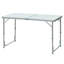 Table de camping pliante en aluminium