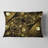 Abstract Metallic Fabric Pattern Lumbar Pillow