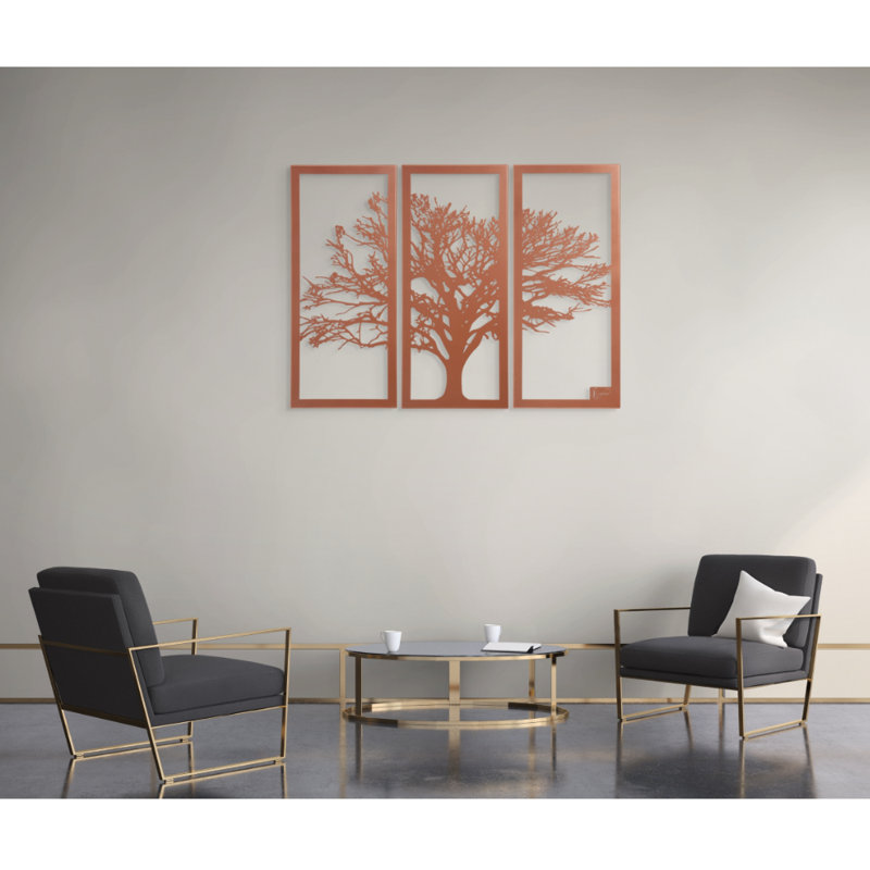 Wall Decor on Metal, Copper