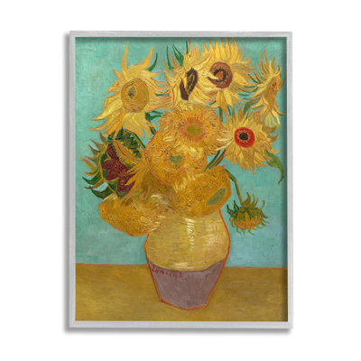 «Van Gogh Sunflowers Post Impressionist» par Vincent Van Gogh, reproduction d'art