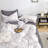 Cotton Box Stitch Floral Comforter Set-1836596664