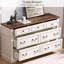 Commode double à 7 tiroirs l 54,9 po Farmhouse-118100476