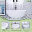 Baignoire de trempage autoportante à surface solide