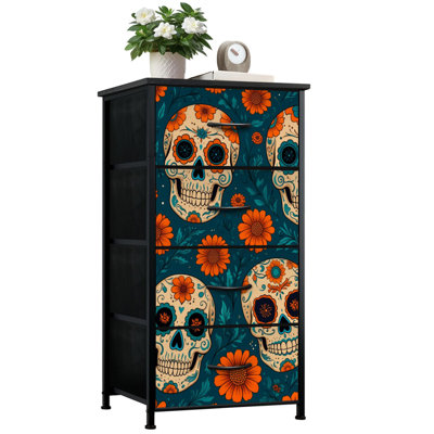 Commode pour la chambre à coucher avec 4 tiroirs de rangement