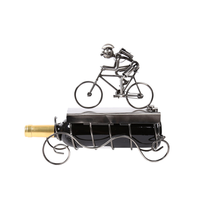 Support à vin de table pour 1 bouteille cycliste Gallimore
