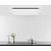 38" 600 CFM Matte White Flush Ceiling Island Range Hood in Matte White with Wall Switch Control and Dimmable LED's