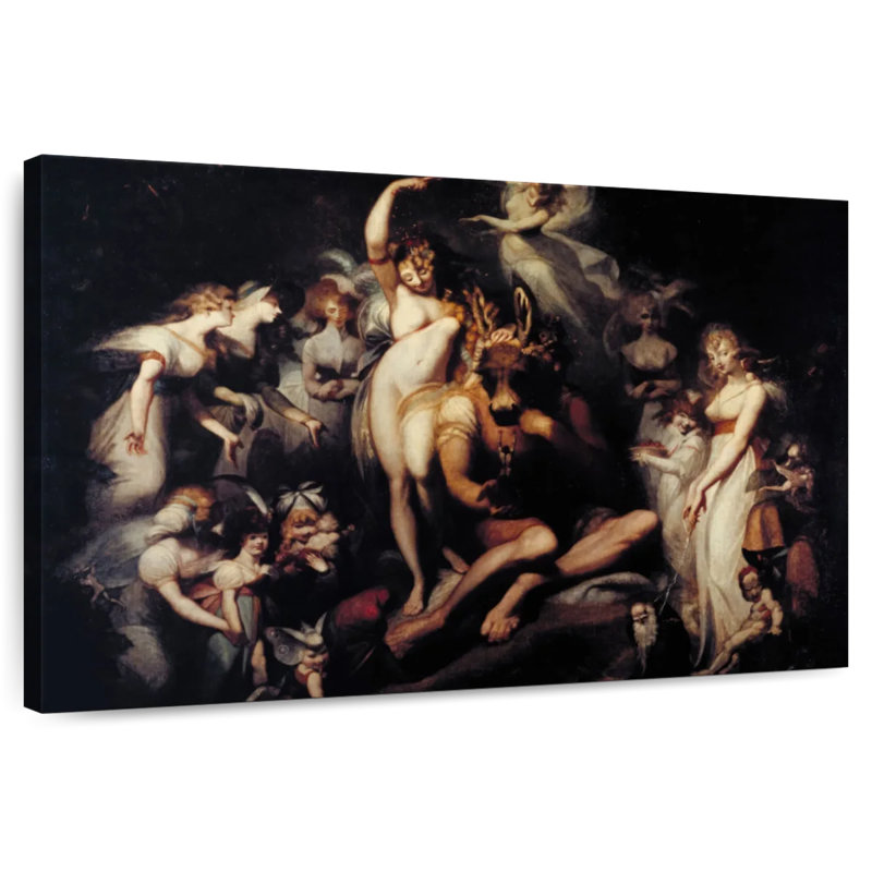 Titania And Bottom, 34" H x 51" W