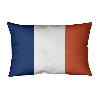 Striped Leather/Suede Reversible Throw Pillow