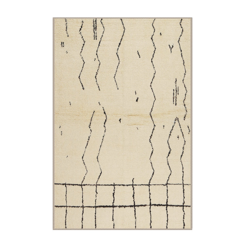 Surface beige contemporaine tapis, Rectangle 8 pi x 10 pi