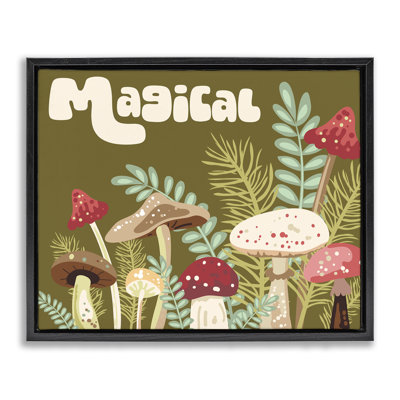 "Magical Botanical Mushroom", art mural encadré par Diane Labombarbe