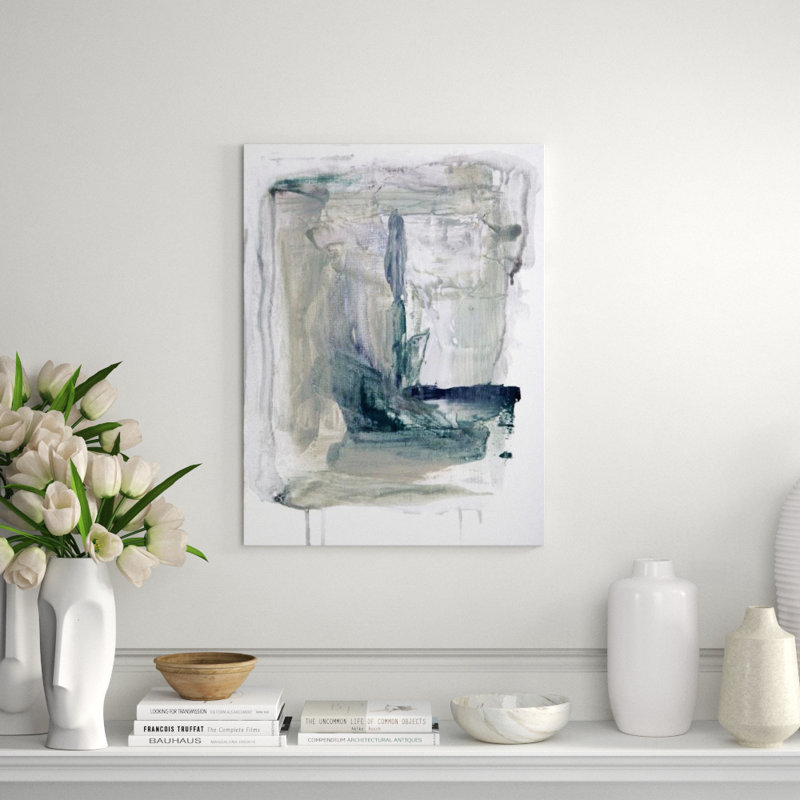 Sage Painting by Mia Malcolm Studio, Image Brush Gel, 32" H x 24" W x 1.5" D