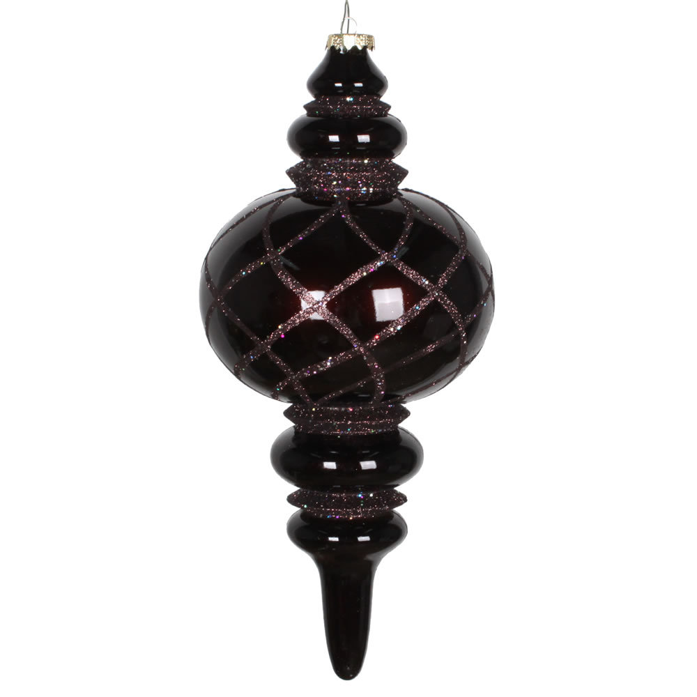 13" Candy Glitter Net Finial Ornament The Twillery Co.®