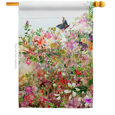 Double Sided 40'' H x 28'' W Polyester House Flag