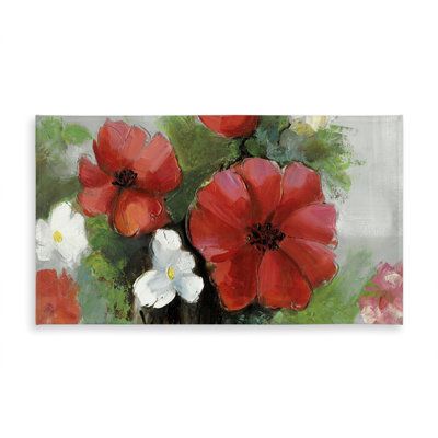 Botanical Bedroom Tablecloth - Modern Abstract Wild Flowers