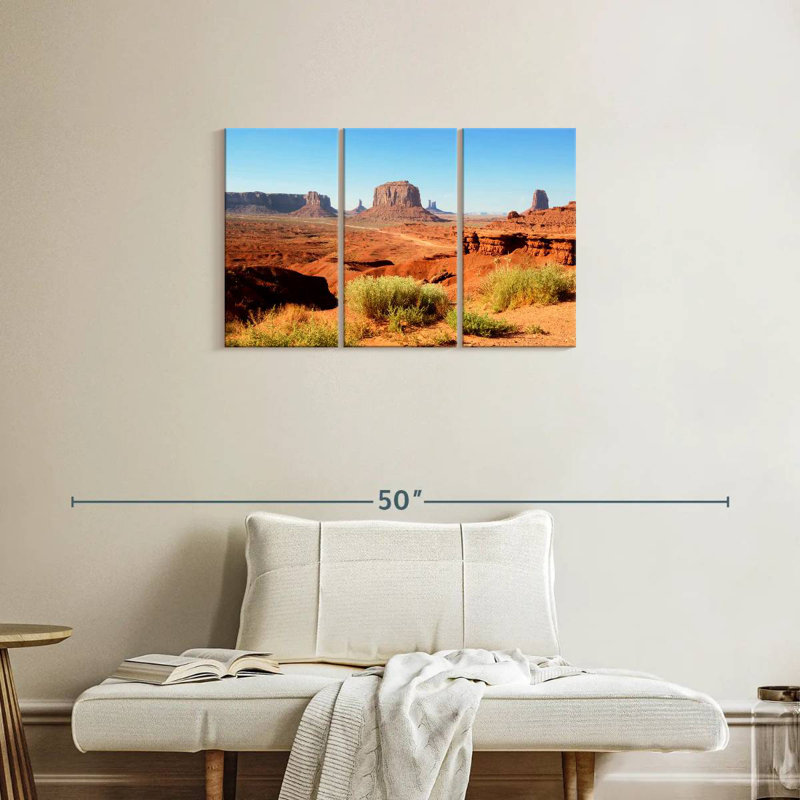 Alvord American West Awesome Monument Valley, H 20 po x l 33 po