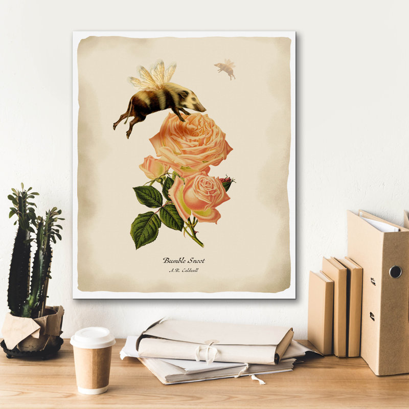 «Bumblesnoot» par Angela Tannehill, H 24 po x l 20 po x P 0,75 po