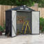 193X108cm Storage Shed Galvanized Metal Tool House （Without Foundation）