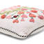 Pink Check Hearts Bouquet Throw Pillow