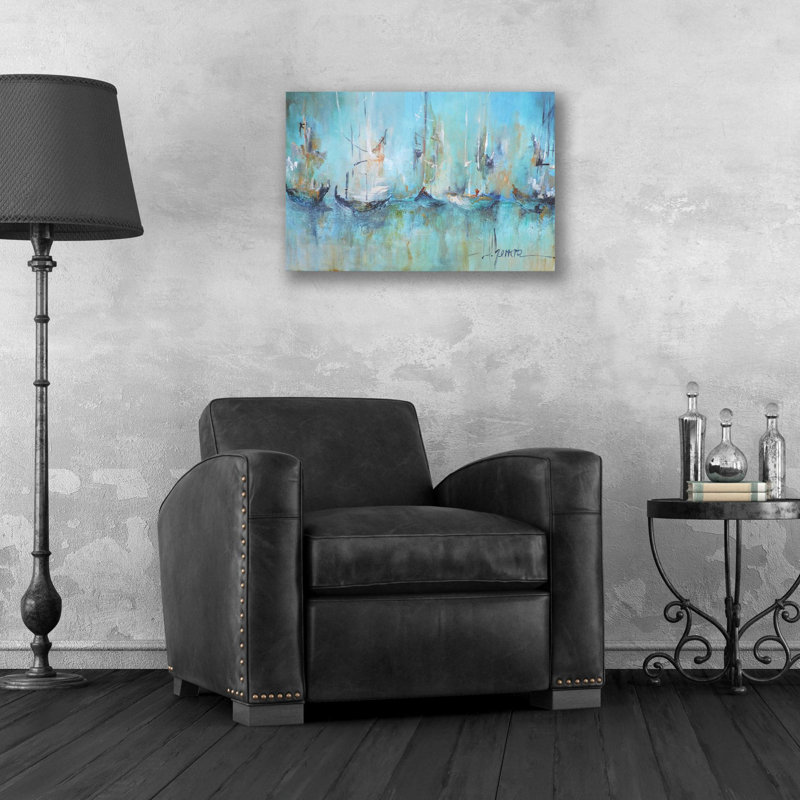 «Altamar» par Leticia Herrera, art mural en verre acrylique, H 16 po x l 24 po x P 0,2 po