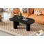 Table basse On-Trend 44 po x 25,9 po à assemblage facile avec plateau de 1,5 po d'épaisseur (table basse incluse, sans les chaises)-1974198060