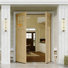 Porte extérieure - Dalle de porte d'entrée en verre transparent 6 Lite
