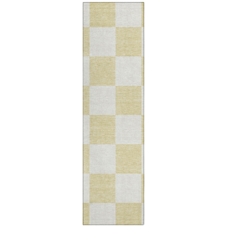Machine Washable Indoor/Outdoor Buster ACN2345 Geometric Rug