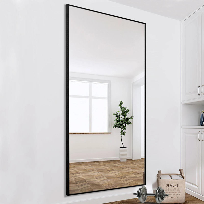 Miroir suspendu Kinkaid, Noir, 59 po x 35 po