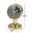 Analog Stainless Steel Mechanical Tabletop Clock-593266155