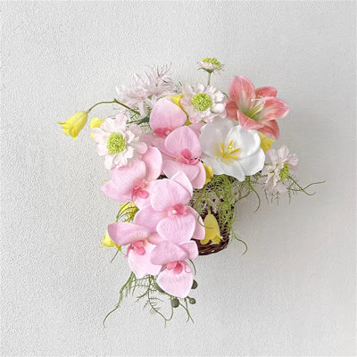 Fleur artificielle murale