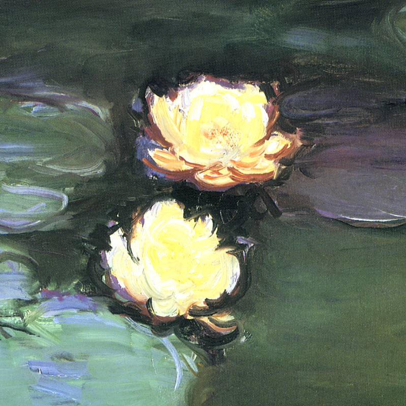 «Water Lilies (Nympheas) 1898» par Claude Monet, reproduction d'art sur toile, H 27,25 po x l 38,75 po x P 1,875 po