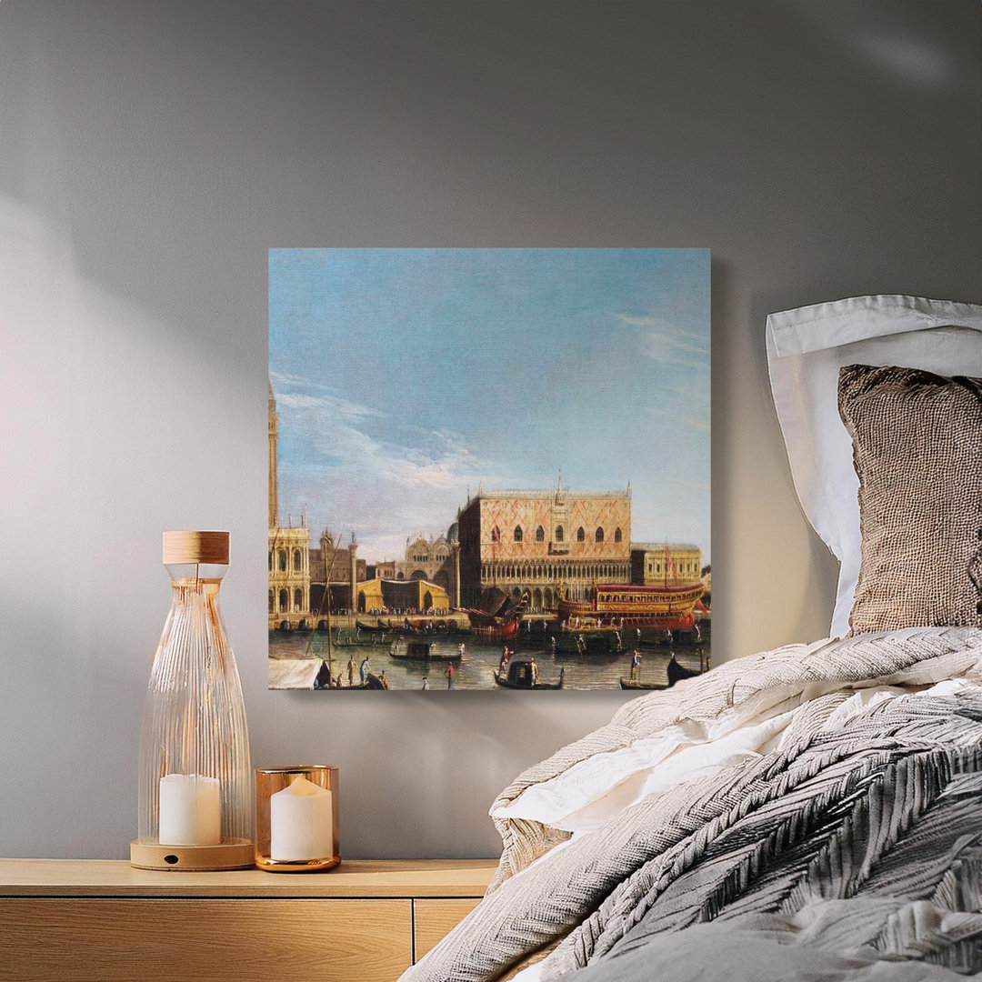 Venice Grand Canal Cityscape Canvas Art